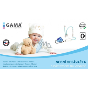 GAMA Nosní odsávačka hlenů s nástavcem na vysavač