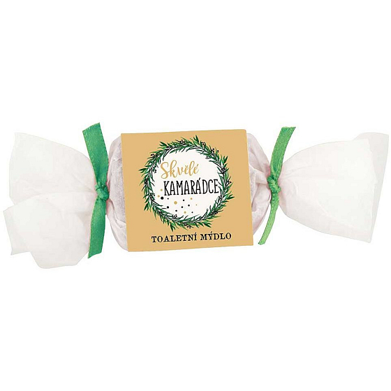 Bohemia Gifts Skvělé kamarádce ručně vyráběné toaletní mýdlo s glycerinem bonbon 30 g