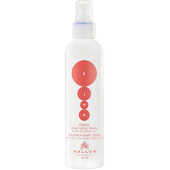 Kallos KJMN Volumizing objemový sprej pro jemné vlasy 200 ml