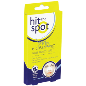 Hit the spot náplasti na čištění pórů na nos 6 kusů