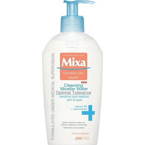 Mixa Cleansing Optimal Tolerance micelární pleťová voda 200 ml