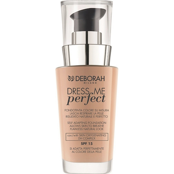 Deborah Milano Dress Me Perfect Foundation SPF15 make-up 00 Ivory 30 ml