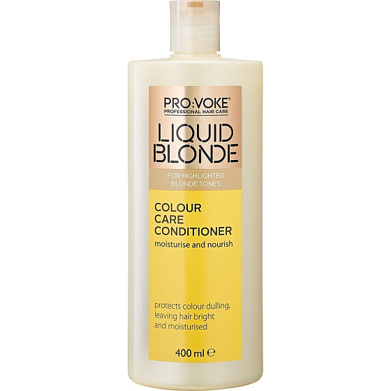 Pro:Voke Liquid Blonde kondicionér na osvěžení a udržení barvy na melírované blond vlasy 400 ml