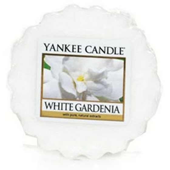Yankee Candle White Gardenia - Bílá gardénie vonný vosk do aromalampy 22 g
