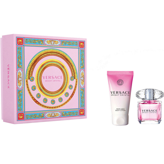 Versace Bright Crystal toaletní voda pro ženy 30 ml + tělové mléko 50 ml, dárková sada