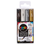 Posca Univerzální sada akrylátových popisovačů 0,7 - 1 mm Mix barev 4 kusy PC-1M