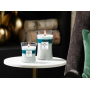 WoodWick Trilogy Icy Woodland - Ledový les vonná svíčka s dřevěným knotem a víčkem sklo střední 275 g