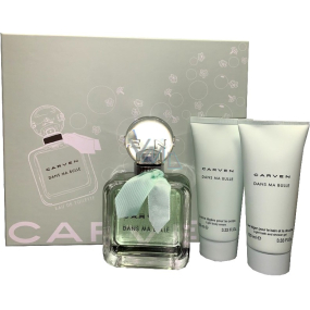 Carven Dans Ma Bulle toaletní voda 100 ml + tělový krém 100 ml + sprchový gel 100 ml, dárková sada pro ženy