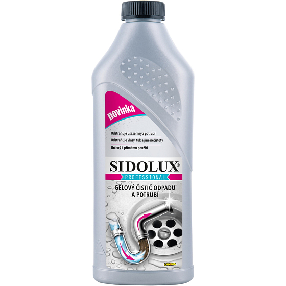 Sidolux Professional gelový čistič odpadů a potrubí 1000 ml