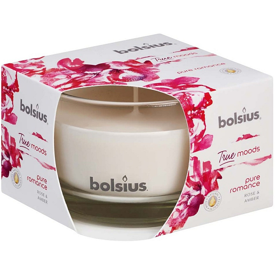 Bolsius True Moods Pure Romance - Čistá romantika vonná svíčka ve skle 90 x 63 mm