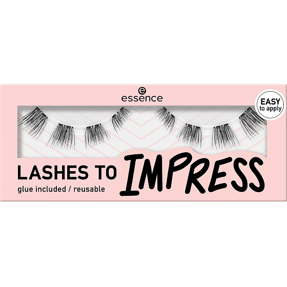 Essence Lashes To Impress umělé řasy 08 Pre-Cut Lashes 8 kusů