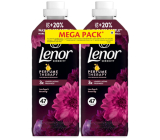 Lenor Diamond Figs & Lotus Flower koncentrovaná aviváž 2 x 47 dávek 2 x 987 ml, duopack