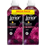 Lenor Diamond Figs & Lotus Flower koncentrovaná aviváž 2 x 47 dávek 2 x 987 ml, duopack
