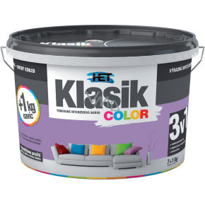 Het Klasik Color malířská barva, 0347 fialová, 7+1 kg