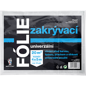 BALTOOL univerzální zakrývací fólie, 12 µ, 20 m², 4 × 5 m