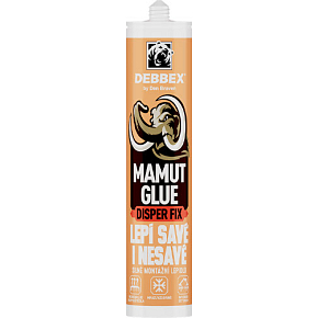 Den Braven Mamut Glue Disper Fix unvierzální lepidlo lepí savé i nesavé, 280 ml Den Braven Mamut Glue Disper Fix unvierzální lepidlo lepí savé i nesavé, 280 ml