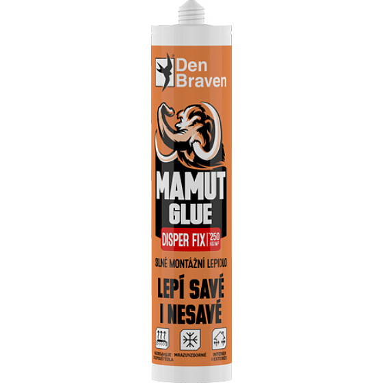 Den Braven Mamut Glue Disper Fix unvierzální lepidlo lepí savé i nesavé, 280 ml