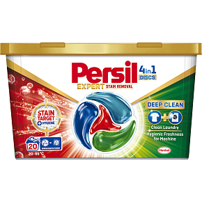 Persil prací kapsle Discs 4in1 Deep Clean Expert Stain Removal 20 dávek