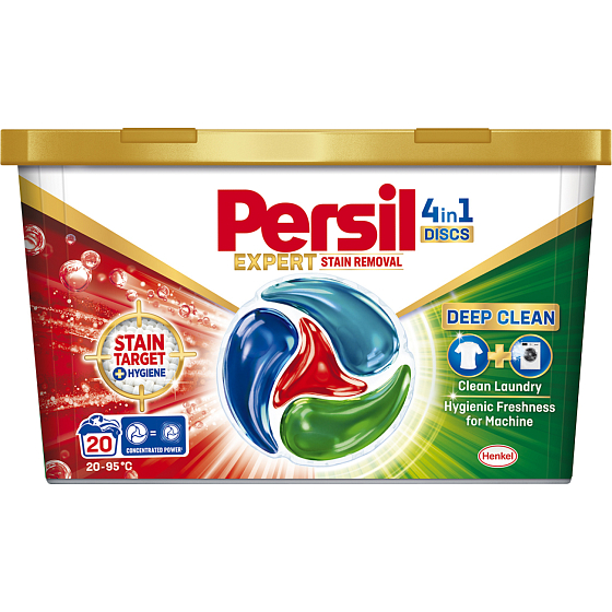 Persil prací kapsle Discs 4in1 Deep Clean Expert Stain Removal 20 dávek