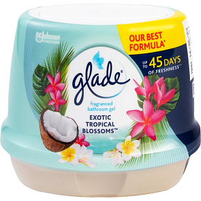 Glade Exotic Tropical Blossoms vonný gel do koupelny, 180 g Glade Exotic Tropical Blossoms vonný gel do koupelny, 180 g