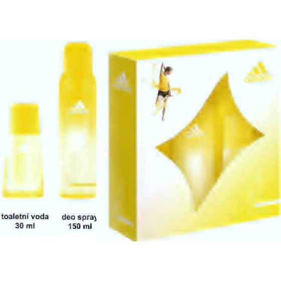 Adidas Free Emotion toaletní voda 30 ml + deodorant sprej 150 ml, dárková sada