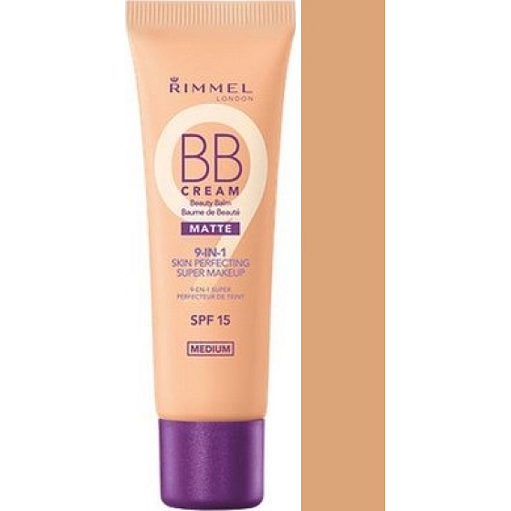 Rimmel London Beauty Balm Matte 9v1 SPF15 BB krém 002 Medium 30 ml