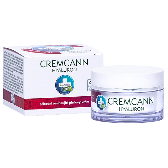 Annabis Cremcann Hyaluron konopný hydratační pleťový krém s kyselinou hyaluronovou 15 ml