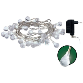 Emos Osvětlení křišťálový řetěz 4 m, 40 LED teplá bílá + 5 m přívodní kabel
