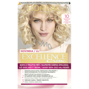 Loreal Paris Excellence Creme barva na vlasy 10 Nejsvětlejší blond