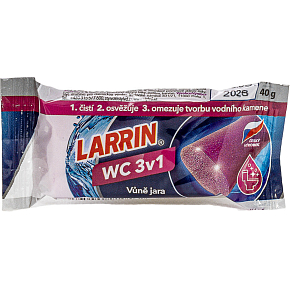 Larrin Plus Wc fialový náhradní váleček, s vůní květin, 40 g