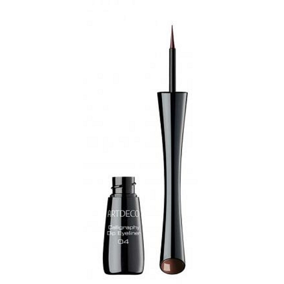 Artdeco Calligraphy Dip Eyeliner tekutá linka na oči 04 African Abony 2,5 ml