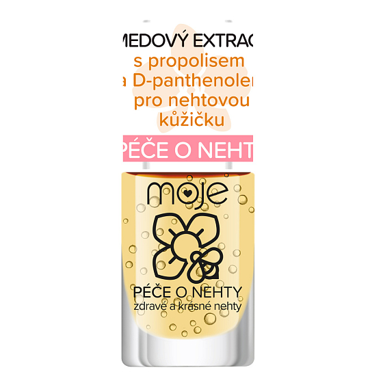 Moje Péče o nehty s propolisem a D-panthenolem pro nehtovou kůžičku 03 Medový extract 6 ml