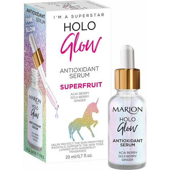 Marion Holo Glow Antioxidant Serum pleťové sérum chrání před volnými radikály 20 ml