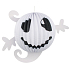 Lampion kulatý bílý Duch 23 cm