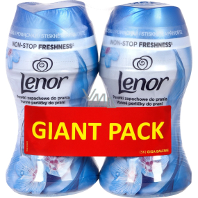 Lenor Spring Awakening vůně jarních květin, pačuli a cedru vonné perličky do bubnu pračky 2 x 140 g, duopack