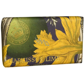 English Soap Narcis & Limetka přírodní parfémované toaletní mýdlo s bambuckým máslem 240 g
