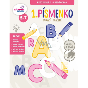 Ditipo Stíratelný sešit První písmenko tiskací 16 stran 215 x 275 mm, doporučený věk 5 - 7 let