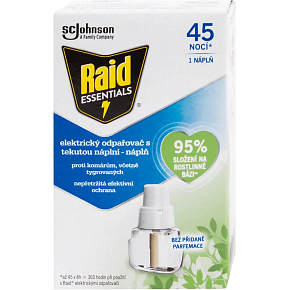 Raid Essentials náhradní náplň do elektrického odpařovače, 21 ml, 45 nocí Raid Essentials náhradní náplň do elektrického odpařovače, 21 ml, 45 nocí