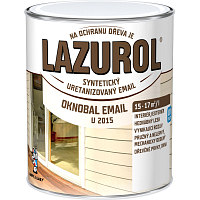 Lazurol Oknobal Email U2015 lesk vrchní barva na okna 1000 bílá, 600 ml