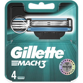 Gillette Mach3 náhradní hlavice 4ks