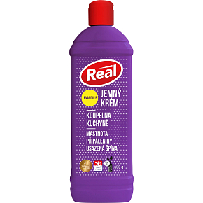 Real jemný levandule čisticí prostředek, 600 g