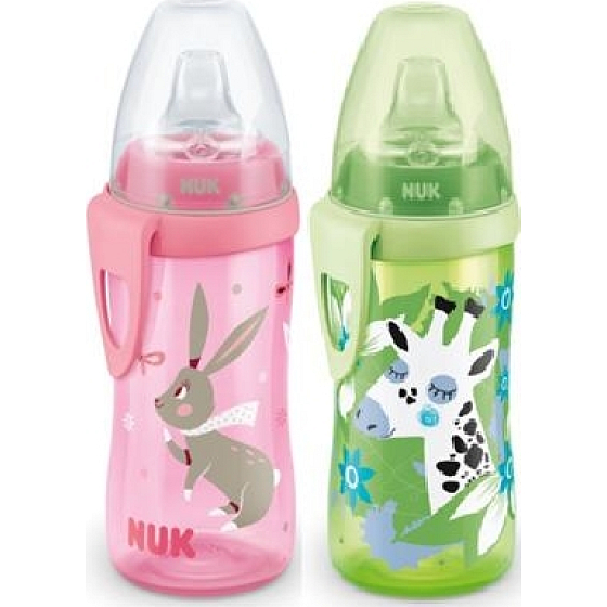 Nuk First Choice Active Cup silikonové pítko 12+ měsíců láhev plastová 300 ml