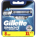 Gillette Mach3 Turbo náhradní hlavice 8 kusů, pro muže