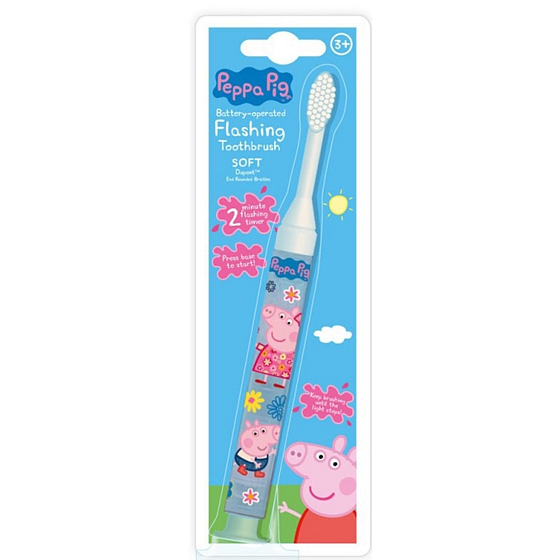 Peppa Pig - Prasátko Pepa blikající kartáček na zuby s časovačem pro děti