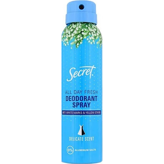 Secret Delicate deodorant sprej pro ženy 150 ml