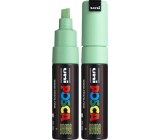 Posca Univerzální akrylátový popisovač se širokým,seříznutým hrotem 8 mm Světle zelená PC-8K