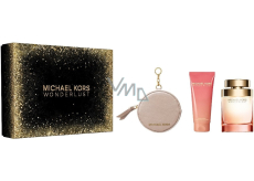 Michael Kors Wonderlust parfémovaná voda 100 ml + tělové mléko 100 ml + peněženka, dárková sada pro ženy