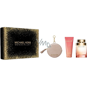 Michael Kors Wonderlust parfémovaná voda 100 ml + tělové mléko 100 ml + peněženka, dárková sada pro ženy