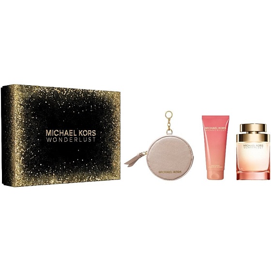 Michael Kors Wonderlust parfémovaná voda 100 ml + tělové mléko 100 ml + peněženka, dárková sada pro ženy