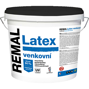 REMAL V2065 latex venkovní, bílý, 5 kg REMAL V2065 latex venkovní, bílý, 5 kg